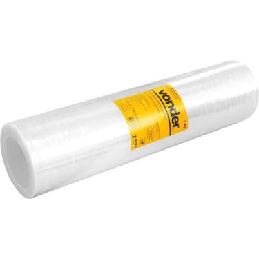 Imagem de Filme Stretch Vonder 500 Mm X 260 M 25 Micra Transparente Para Embalag