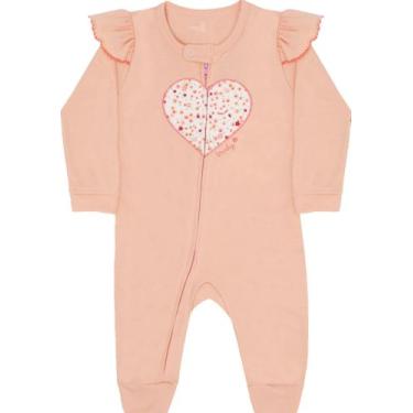 Imagem de Macacao mang long bebe 13467 kiko e kika, Salmon, P