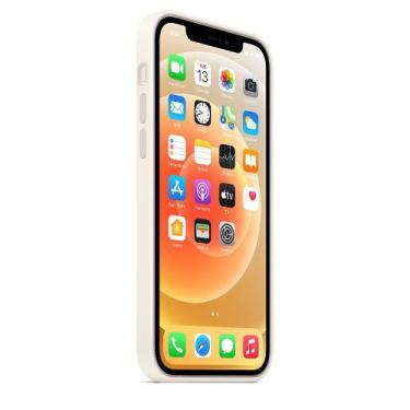 Imagem de Capa Case Silicone para iPhone 12 e 12 PRO - Branca - Import