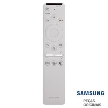 Imagem de Controle Samsung Smart TV 4k Com Comando Globo Play Branco