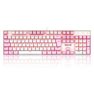 Imagem de Teclado Mecânico Gamer Redragon Single Color Mitra, Switch Blue, ABNT2
