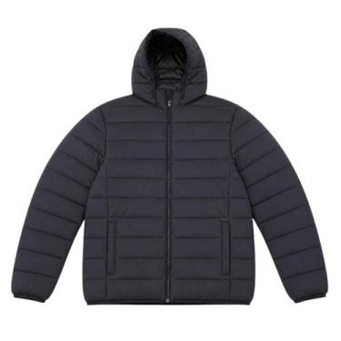 Imagem de Jaqueta Puffer Adulto Com Capuz Removível Blusa de Frio Casaco Inverno