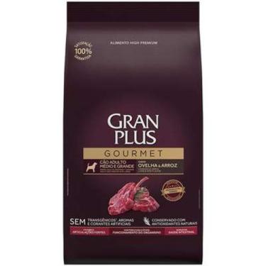 Imagem de Ração Seca GranPlus Gourmet Ovelha & Arroz para Cães Adultos Raças Méd