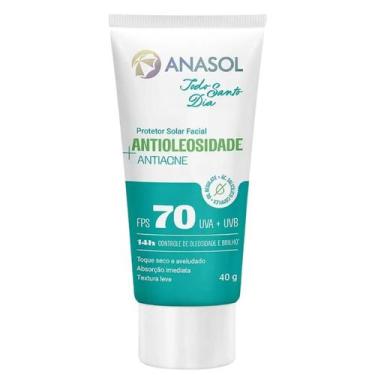 Imagem de Anasol Todo Santo Dia Protetor Solar Facial Antiacne FPS 70 40ml