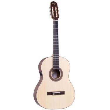 Imagem de Violão Eletroacústico Rozini RX210.FC2.F.LP Nylon EQ Fishman