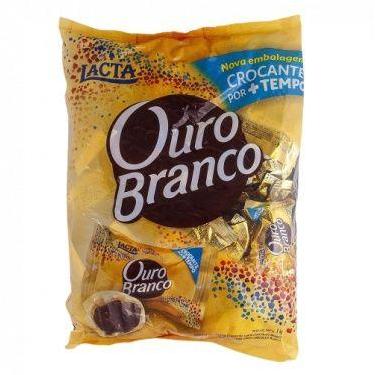 Imagem de Bombom Ouro Branco Pacote 1k (Aproximadamente 50unidades) - Lacta