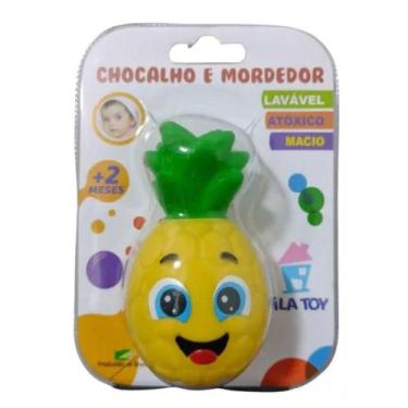 Imagem de Mordedor e Chocalho Vila Toy, abacaxi