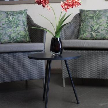 Imagem de Mesa de Canto Olivia Preto - Aluminium Decor