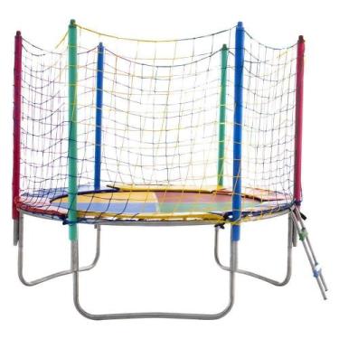 Imagem de Cama Elástica Pula Pula 2,00m Colorida Nacional PapiBrink