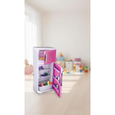 Imagem de Geladeira Infantil Duplex Com Acessórios Cozinha - Congratulations Sto
