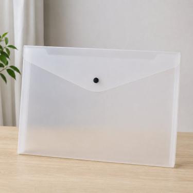 Imagem de Envelope Dello A4 com Botão para Arquivos em Polipropileno Transparente 1 Unidade