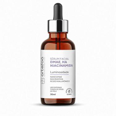 Imagem de Sérum Facial Artefoá Dmae Niacinamida Ácido Hialurônico Hidratação Firmeza Progressiva Poros Refinados 30ML