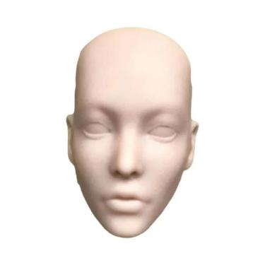 Imagem de Cabeças De Boneca Em Branco Rosa Bege Super Brancas Escala 1/6 Para Ar