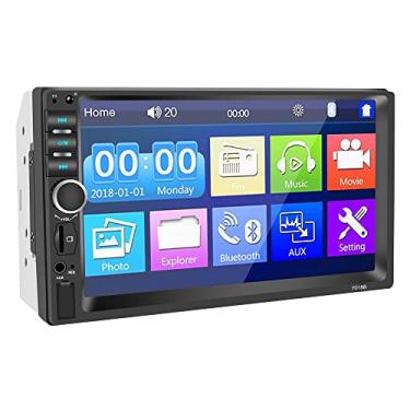 Imagem de FYMSR Bluetooth 7" Rádio Do Carro 7010B/7012B/7018B Receptor Estéreo MP5 Player 2Din U Disko/AUX/Jogo De Cartão De FM (7018B)