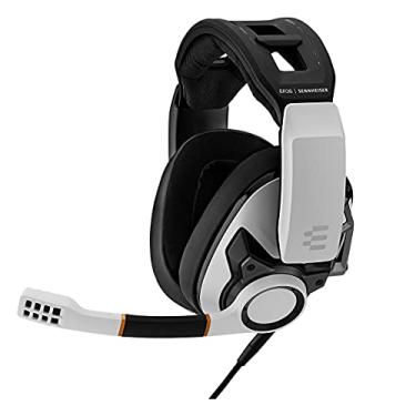 Imagem de EPOS Fone de ouvido para jogos I Sennheiser GSP 601, microfone com cancelamento de ruído, flip-to-mudo, faixa de cabeça ergonômica, almofadas de espuma compatíveis com PC, Mac, PS4, PS5, Xbox Series X, Xbox One e Nintendo Switch (branco)