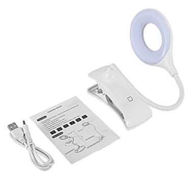 Imagem de Lâmpada de mesa led, interruptor de toque firme, lâmpada de mesa led flexível, para casa de dormitório