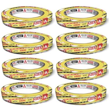 Imagem de Fita Crepe Amarela P/ Pintura Automotiva Prof. Adere (50 Un)