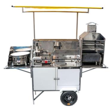 Imagem de Carrinho 5 em 1 Pastel Lanche Churrasco Hot Dog e Batata - Cefaz