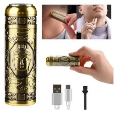 Imagem de Mini Barbeador Maquina Aparador Portátil Recarregável