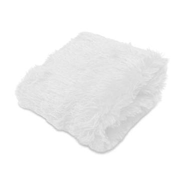 Imagem de Tapete de Pelúcia Fundo para Fotos Unhas Manicure 44 x 33 cm (Branco)