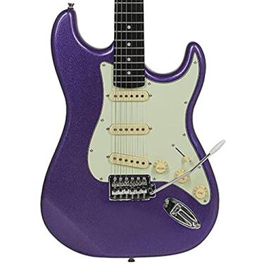 Imagem de Guitarra elétrica TAGIMA - TG 500 MPP DF MG, Metallic Purple Dark Fingerboard Mint Green
