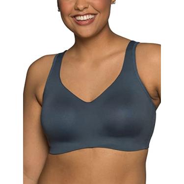 Imagem de Vanity Fair Sutiã feminino sem fio Beyond Comfort com bojo respirável (P-3GG), Alças conversíveis - Água parada, M