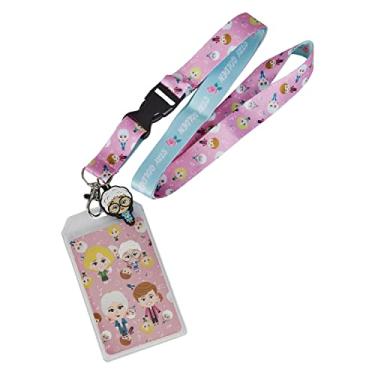 Imagem de Loungefly Cordão com estampa Chibi da Golden Girls com pingente Sophia