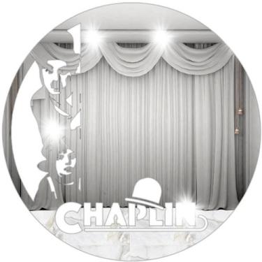 Imagem de Espelho Decorativo Decoração Charles Chaplin Cinema 2 - Pegasus