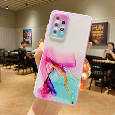 Imagem de Capa de telefone transparente com pintura em aquarela para Samsung A51 A71 A52 A72 A32 A12 S21 Plus S20 FE Note 20 Soft Clear Back Cover, T6, For Samsung M51