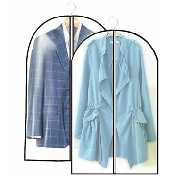 Imagem de Kit 10 Porta Terno Capa Terno Protetora de Roupa Com Zíper Proteção Vestido Roupas