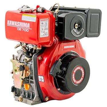 Imagem de Motor Estacionário Kawashima DE-700, diesel, 296cc, 7hp, refrig. a ar, tanque 3,5 lt, rolamento NTN japan