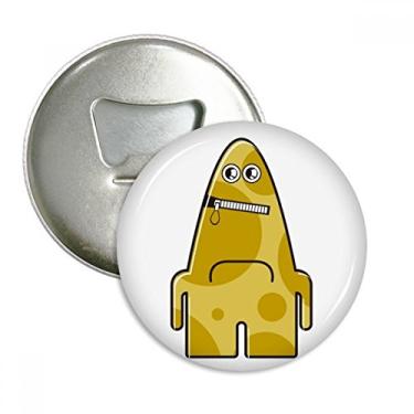 Imagem de Emblema Multifuncional Universe Alien Monster Yellow Monster Abridor de Garrafas Ímã de Geladeira