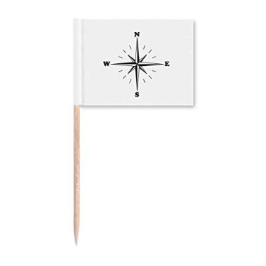 Imagem de Indicador de direção Northwest Relógio com palito de dente marcadores para decoração de festa