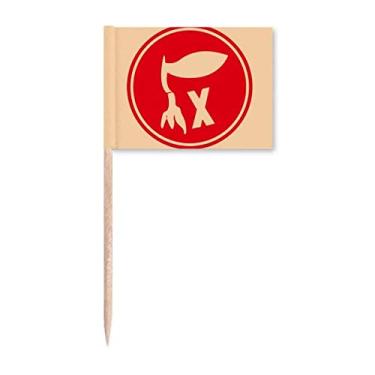 Imagem de Marcadores de palito de dente Virescence Greening Waste Classificador Topper Decoração de festa