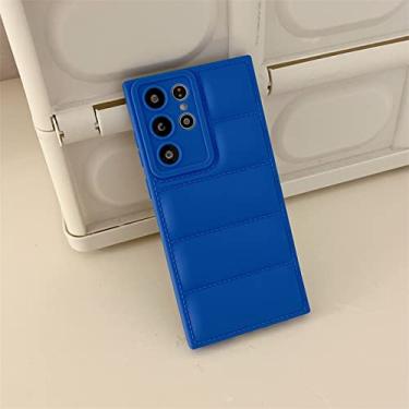 Imagem de Capa de telefone com jaqueta 3D para Samsung S22 Ultra S9 S8 Plus Note 9 8 A52 A72 A53 A73 A13 A33 A23 A32 4G A22 A21S Capa, Azul, Para A50, A30S, A50S