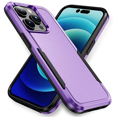 Imagem de Capa de telefone blindada à prova de choque para iphone 13 14 11 12 pro max xs max xr x 13pro 2 em 1 capa dura de proteção resistente para pc, t7, para iphone 12pro max