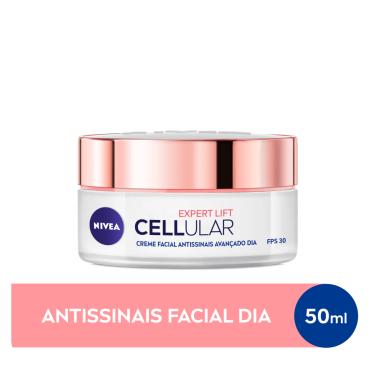 Imagem de Creme Facial Antissinais Nivea Cellular Expert Lift Avançado Dia FPS 30 50ml 50ml