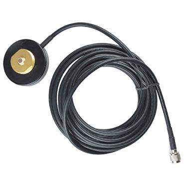Imagem de MUHF Motorola Mini UHF 2 1/4" Mini suporte magnético NMO suporte de pente, 4 metros, cabo de antena para teto ou porta-malas para rádios móveis