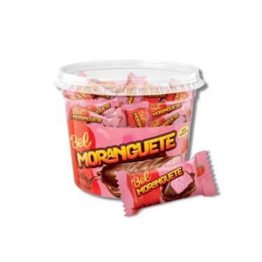Imagem de Chocolate Moranguete Bel Pote C/50unid - 450g
