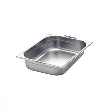 Imagem de Conjunto de Cubas 10 peças Tramontina GN 1/2 em Aço Inox com Alças Móveis Profundidade 65 mm - Aço 304