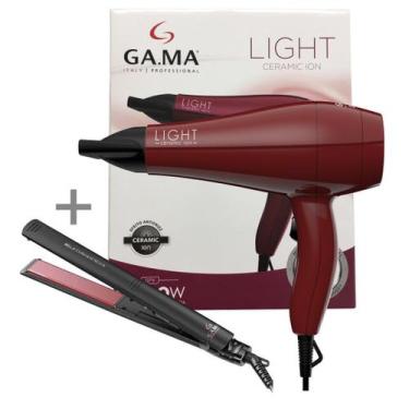 Secador de Cabelo Gama Italy Girassol Ceramic íons Profissional Potência  2000 Watts em Promoção é no Buscapé