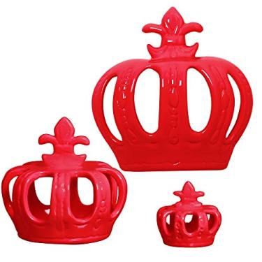 Imagem de Trio De Coroas De Parede, P E Mini Ceramicas Pegorin Pimenta