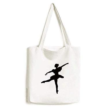 Imagem de Dançarino de dança, balé, arte, esportes, sacola, bolsa de compras, bolsa casual