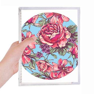 Imagem de Calça Flower Life Caderno de folhas soltas diário recarregável de papelaria