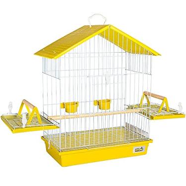 Imagem de Gaiola Calopsita Teto Plast Am 52x44x25