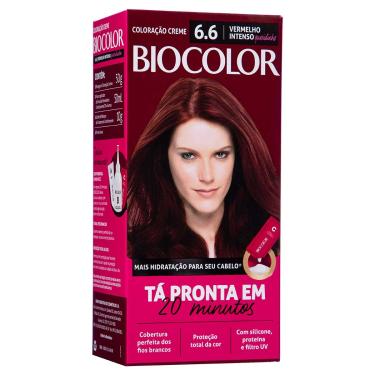 Imagem de Biocolor Kit Econômico Coloração Creme 6.6 Vermelho Intenso Queridinho com 1 unidade 1 Unidade