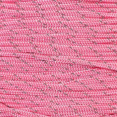 Imagem de Paracord Planet Paracord refletivo 95 – corda de acampamento, caminhada, barraca e aventura (30 metros, rosa bebê)