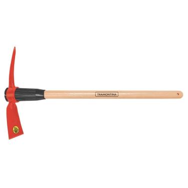 Imagem de Picareta Alvião Tramontina em Aço Tamanho 4 com Cabo de Madeira 90 cm Tramontina