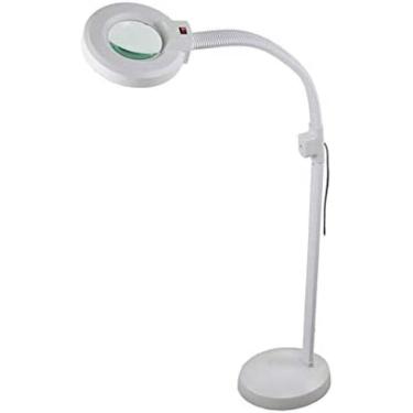 Imagem de Lupas, Lupa Com Luzes LED Mesa De 360° De Chão Rotação Ajustável Da Lâmpada De Luz Clareza Super Alta Leve Fácil De Controlar Degeneração Macular 8x Leitura Em Baixa Visão,YUYANAIAI