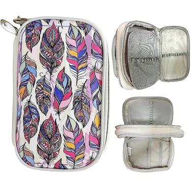 Imagem de Estojo Box Duplo Neoprene Case Pena Branca Daterra